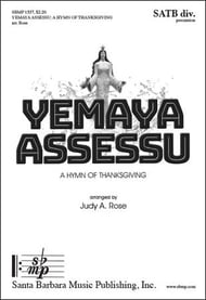 Yemaya Assessu SATB choral sheet music cover Thumbnail